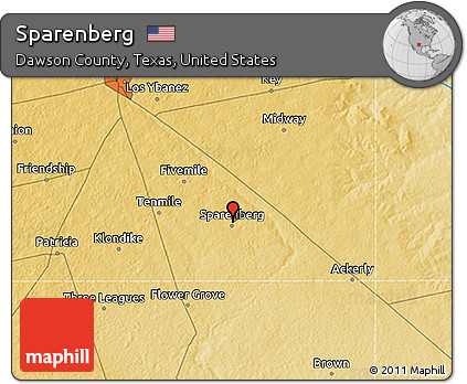 Physical 3D Map of Sparenberg