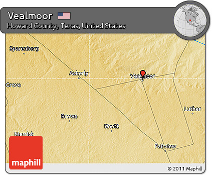 Physical 3D Map of Vealmoor