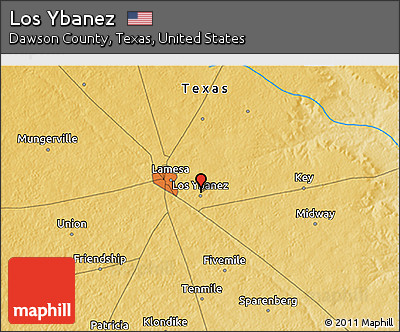 Physical 3D Map of Los Ybanez
