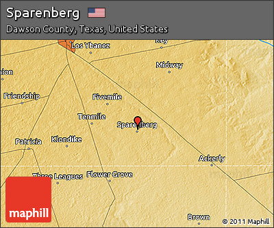 Physical 3D Map of Sparenberg