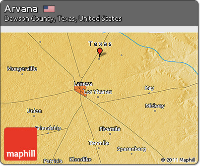 Physical 3D Map of Arvana