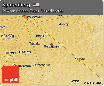 Physical 3D Map of Sparenberg