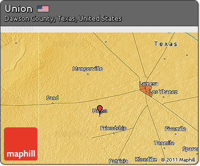 Physical 3D Map of Union