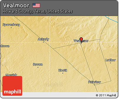 Physical 3D Map of Vealmoor