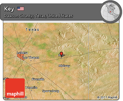 Satellite 3D Map of Key