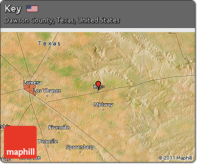 Satellite 3D Map of Key