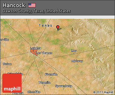 Satellite 3D Map of Hancock