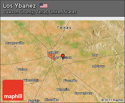 Satellite 3D Map of Los Ybanez
