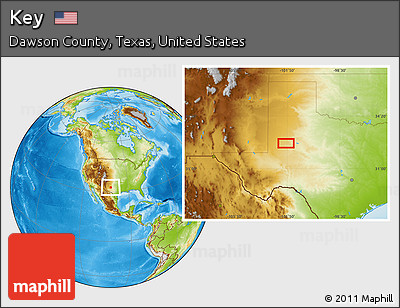 Physical Location Map of Key