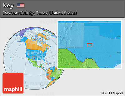 Political Location Map of Key