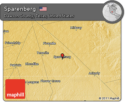 Physical Map of Sparenberg