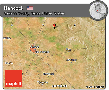 Satellite Map of Hancock