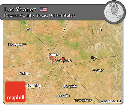Satellite Map of Los Ybanez