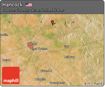 Satellite Map of Hancock