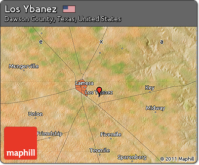 Satellite Map of Los Ybanez