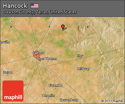 Satellite Map of Hancock