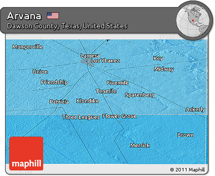 Political Panoramic Map of Arvana