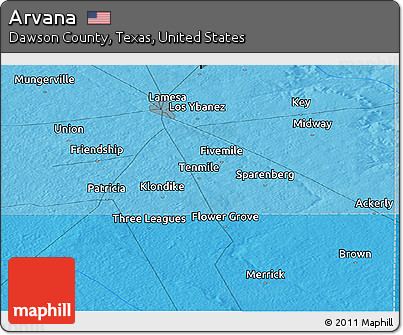 Political Panoramic Map of Arvana