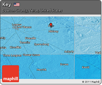 Political Panoramic Map of Key