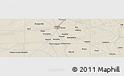Shaded Relief Panoramic Map of Key
