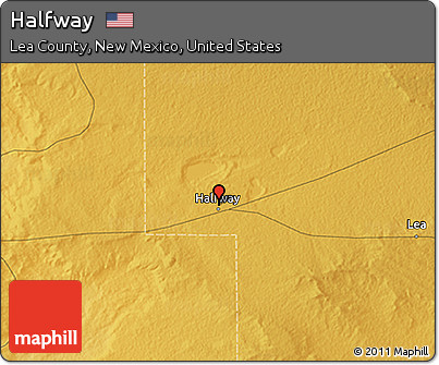Physical 3D Map of Halfway