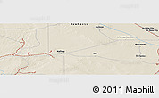 Shaded Relief Panoramic Map of the area around 32° 36' 26" N, 103° 37' 30" W