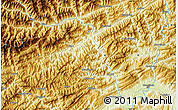 Physical Map of the area around 32° 36' 26" N, 105° 28' 29" E