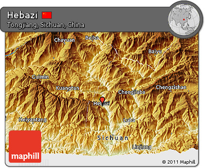Physical 3D Map of Hebazi