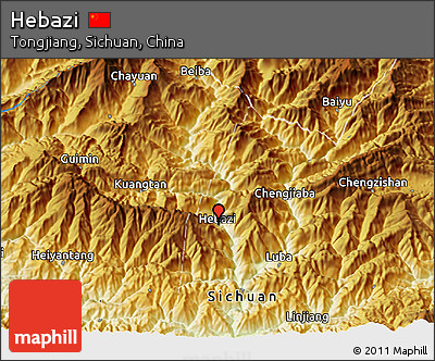 Physical 3D Map of Hebazi