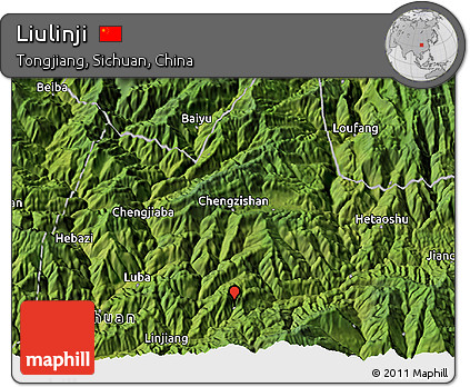 Satellite 3D Map of Liulinji