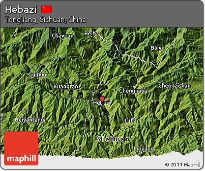 Satellite 3D Map of Hebazi