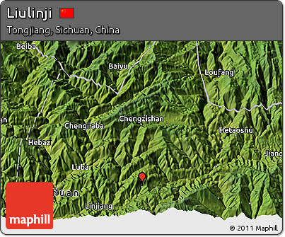 Satellite 3D Map of Liulinji