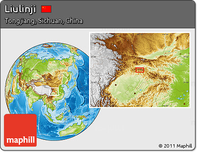 Physical Location Map of Liulinji