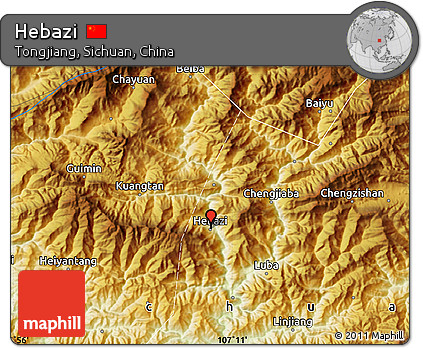 Physical Map of Hebazi