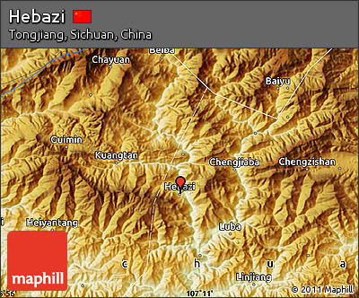 Physical Map of Hebazi