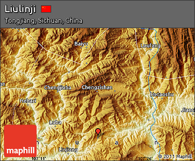 Physical Map of Liulinji