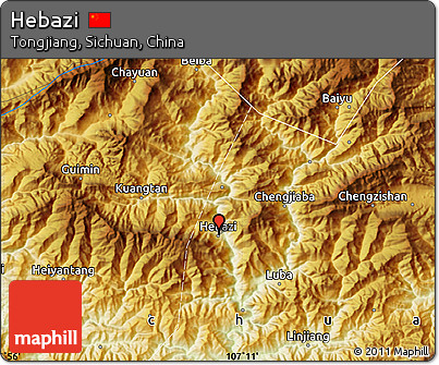 Physical Map of Hebazi