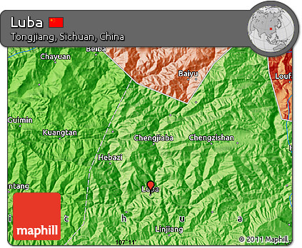 Political Map of Luba