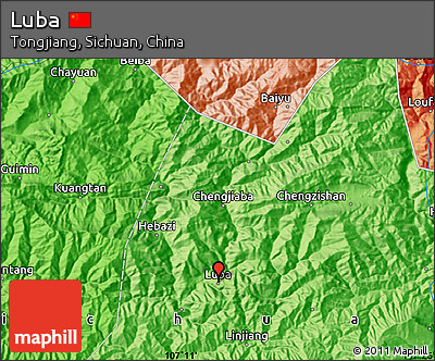Political Map of Luba