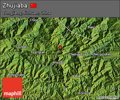 Satellite Map of Zhujiaba