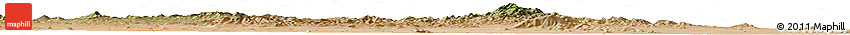 Satellite Horizon Map of Silver City