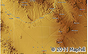 Physical Map of the area around 32° 36' 26" N, 108° 43' 29" W