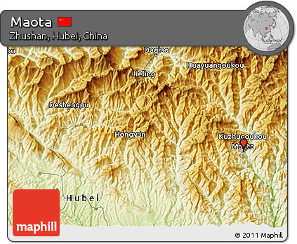 Physical 3D Map of Maota