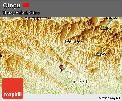 Physical 3D Map of Qingu