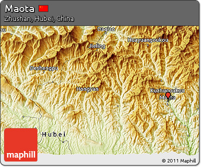 Physical 3D Map of Maota