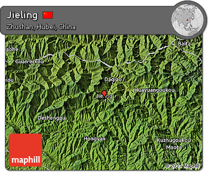 Satellite 3D Map of Jieling