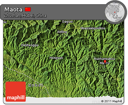 Satellite 3D Map of Maota