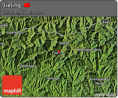 Satellite 3D Map of Jieling