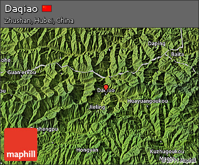 Satellite 3D Map of Daqiao