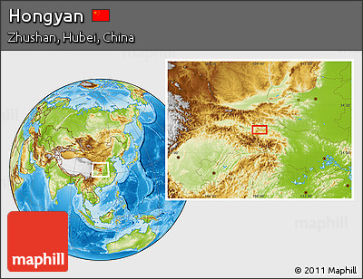 Physical Location Map of Hongyan